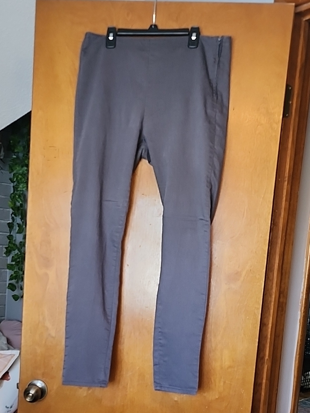 Slim Fit Gray Pants